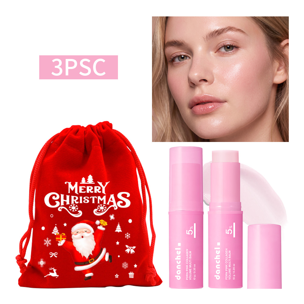 Skincare Pink - PDRNピンクコラーゲンマルチボリュームバームスティック、アンチエイジング、引き締め、しわ対策、目元・首・額のラインケア、スキンケア、クリスマスギフト