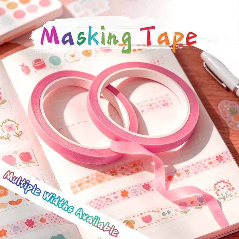 3/6ロール ピンクの細線マスキングテープ、ネイルアートのエ - Skincare Pink のレビューと価格