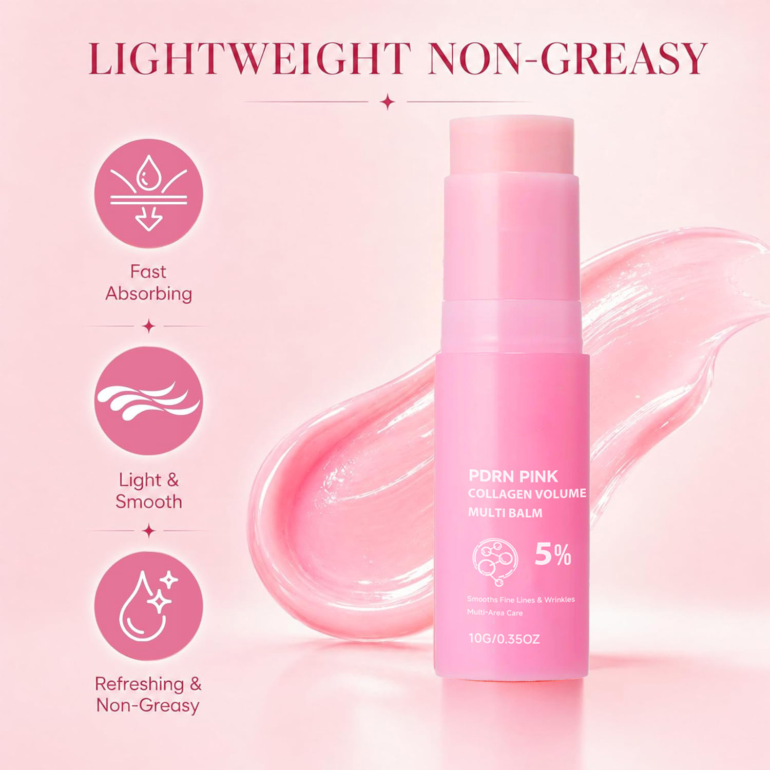 PDRNピンクコラーゲンボリュームマルチバームコラーゲン保湿 - Skincare Pink のレビューと価格