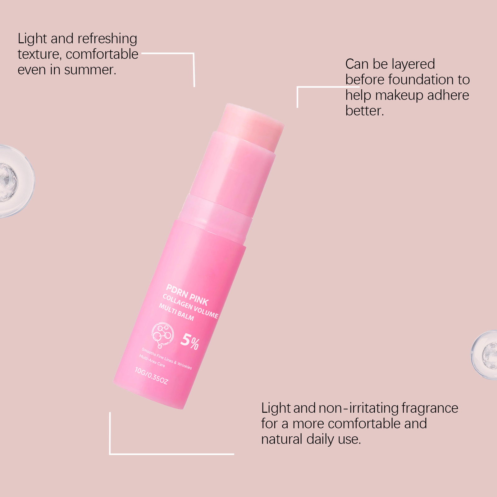 PDRNピンクコラーゲンボリュームマルチバームスティック ス - Skincare Pink のレビューと価格